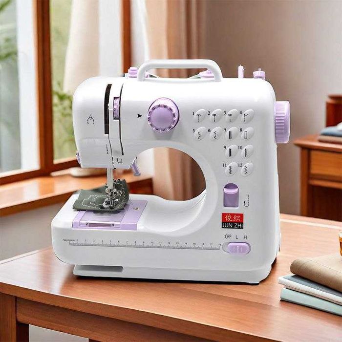 Мини швейная машинка 12 операций , от сети и от батареек, доставка
