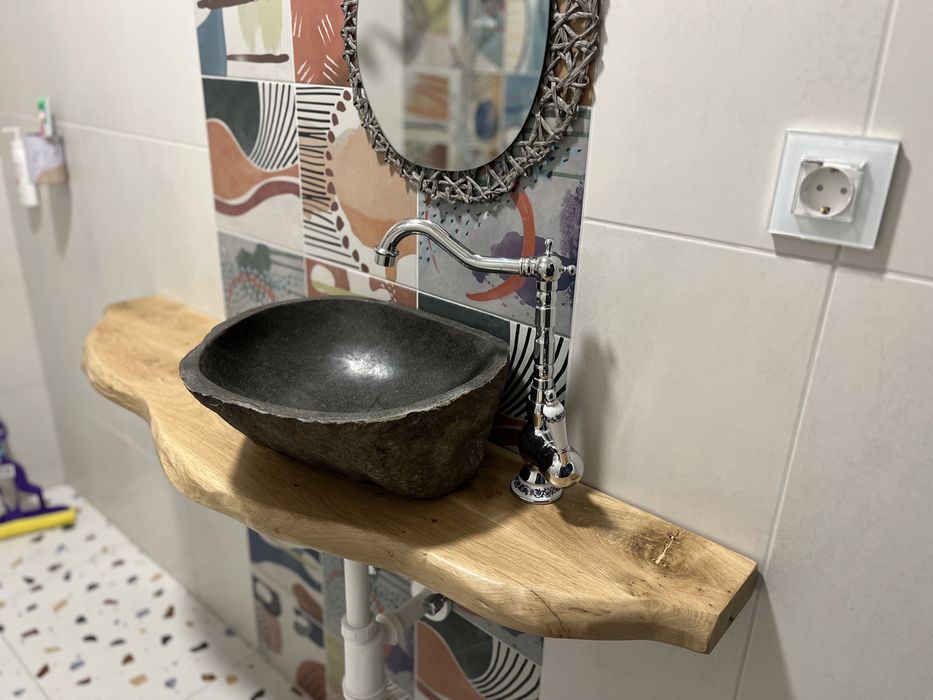 Плот за баня, кухня от масивна дървесина различни видове