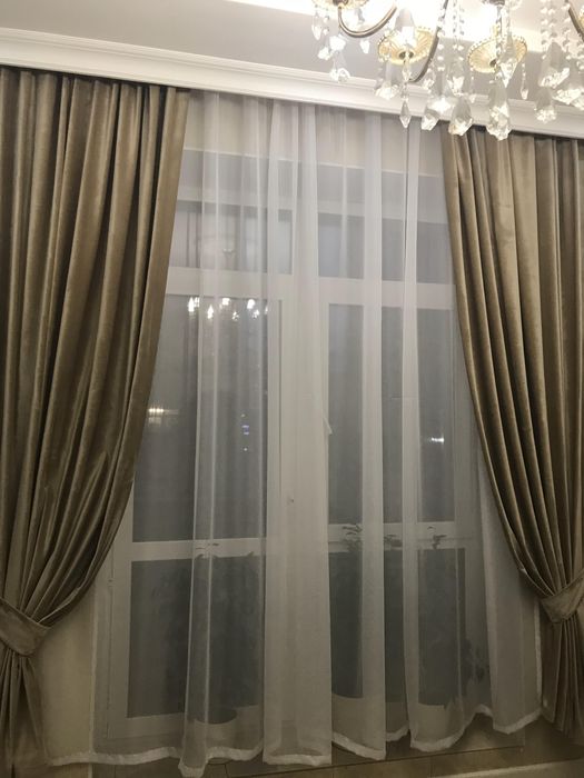 Комплект штор с тюлями