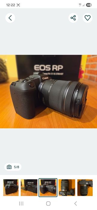 Vand camera foto mirrorless Canon RP, ca nou