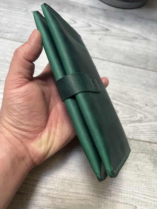 Portofel dama din piele naturala lucarat manual