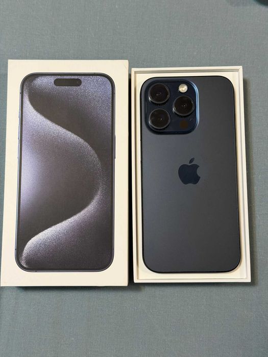 Iphone 15 Pro 256 gb Blue Titanium Neverlocked