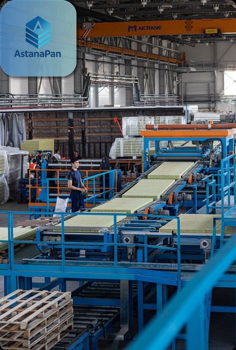 Сендвич-панели Караганда. Сендвич панели стеновые и кровельные.