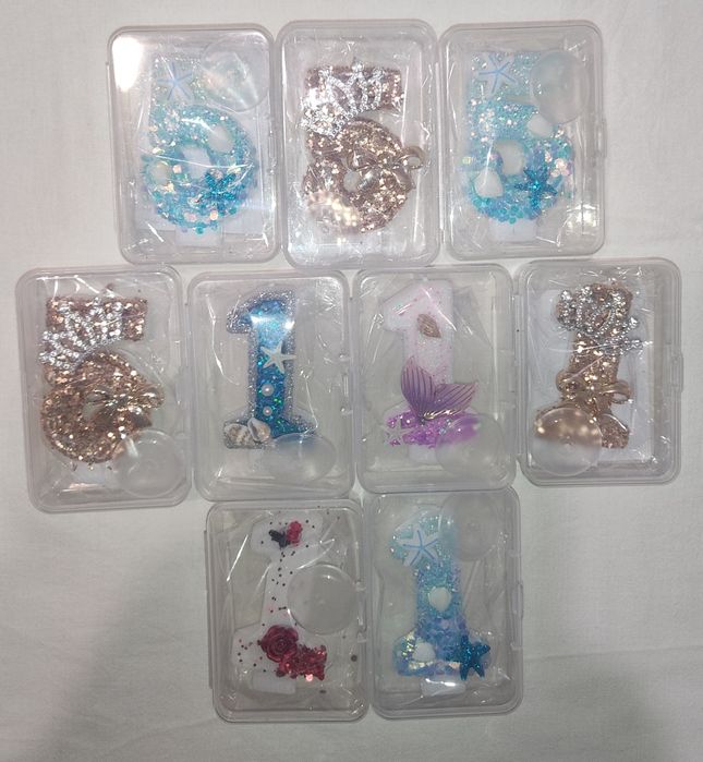 Свечи - цифры , свечи - цифры