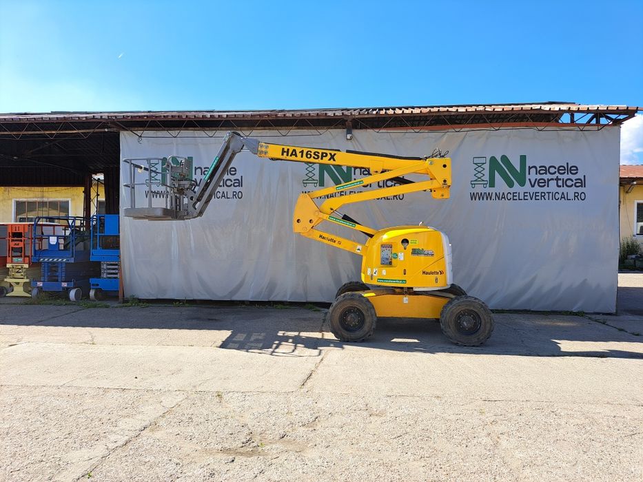 Societate vindem nacela articulata diesel 16m Haulotte 16px, JLG,GENIE