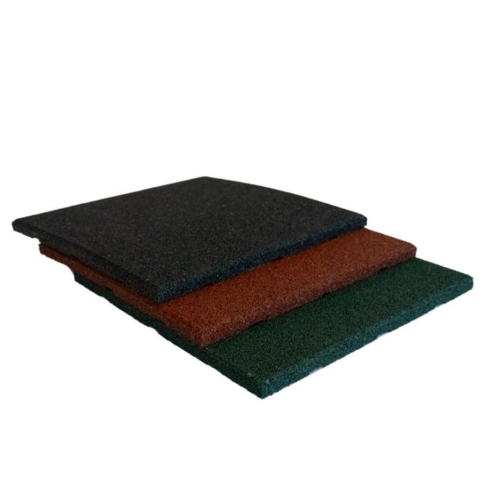 Pavele / Dale cauciuc Imperial 40x40x2 cm Roșu