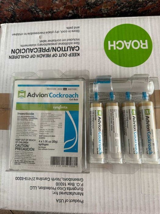 Шприц Advion -американский Адвион средство от тараканов Комплект