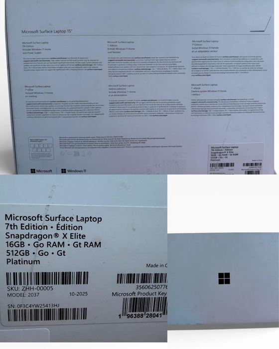 Microsoft Surface Laptop 15