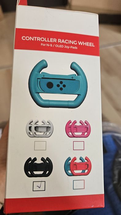 Волан за Nintendo Switch (2 бр.) – за поставяне на Joy-Con, идеален за Mario Kart