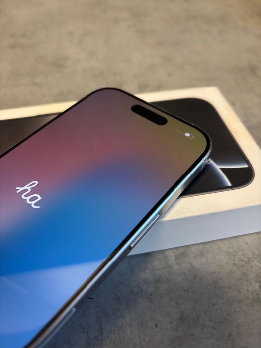 iPhone 16 Pro White Titanium - Impecabil, Baterie 95%, Full Box!