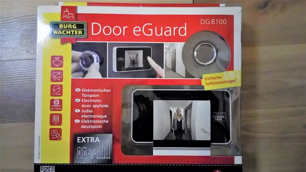 Електронна шпионка за врата - дисплей 3.2'', видимост 105°, 1 секунда,