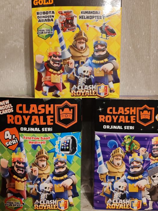 Cartonase Clash Royale seria 3 Gold seria 4 5