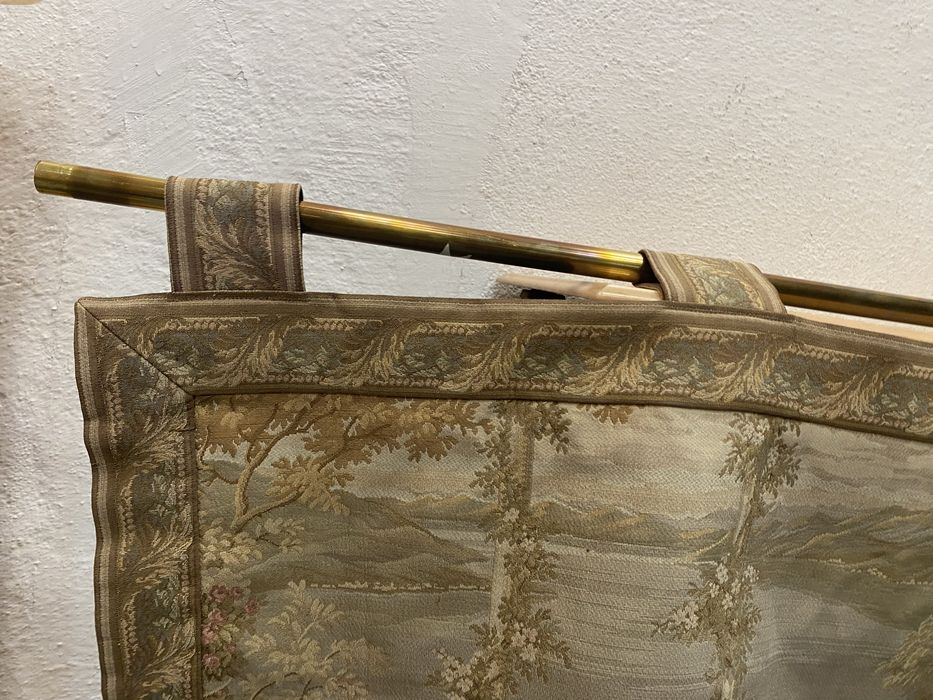 Голям белгийски гоблен за стена с копринени конци