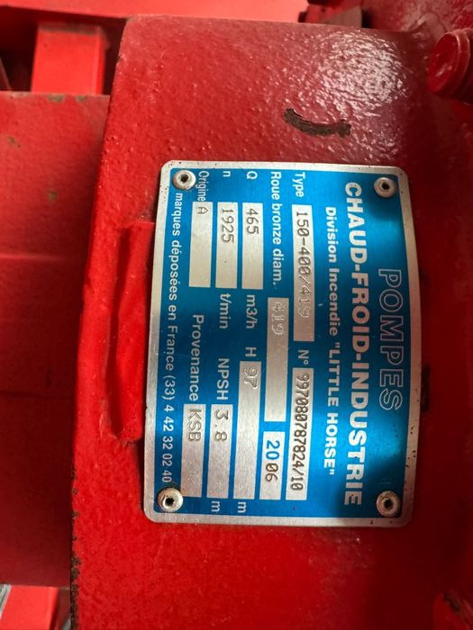 Motopompa irigatii Cummins 465 mc3 / 9.7 bari agricultura