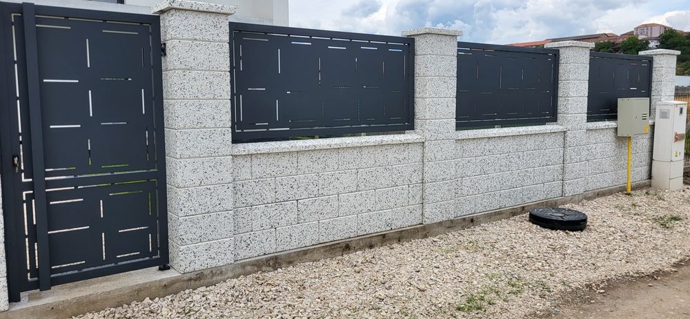 Porți metalice decupate la jet de plasmă