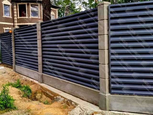 Забор жалюзи еврозабор