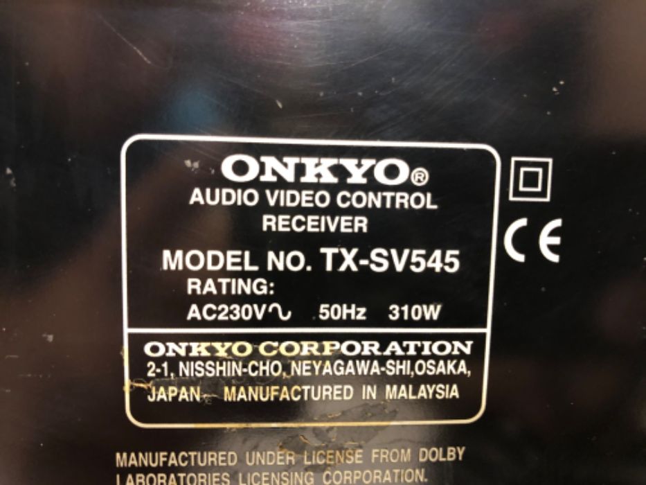 Onkyo TX-SV545 resiver