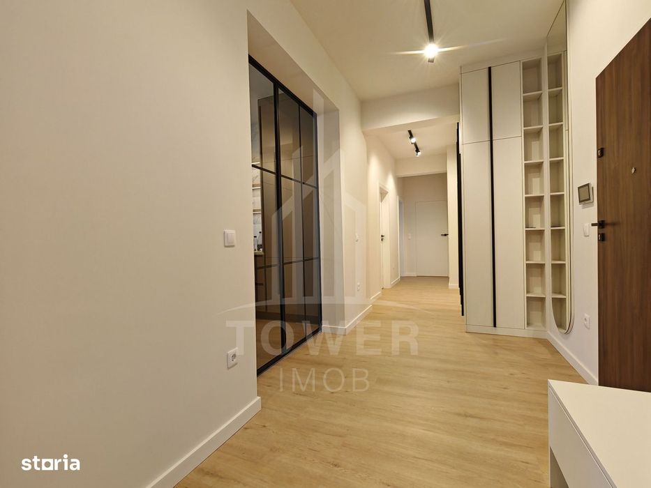Apartament prima inchiriere cu 3 camere, nou, mobilat lux.