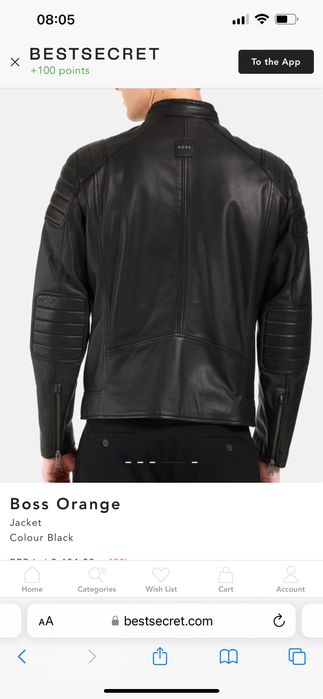 Geaca Piele Hugo Boss