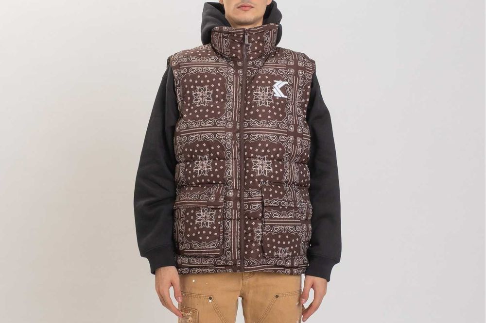 Karl Kani
PAISELY PUFFER VEST - Vestă unisex marimea S-M