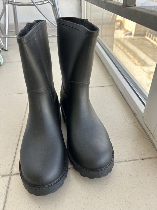 Сапоги резиновые короткие