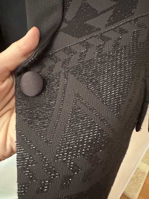 Sacou tuxedo negru pnk casual marimea 34/ S ( potrivit 36-38)