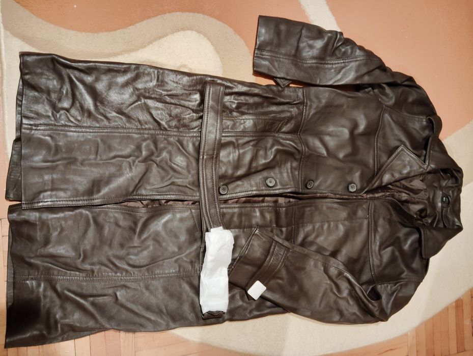 Haină de piele naturală