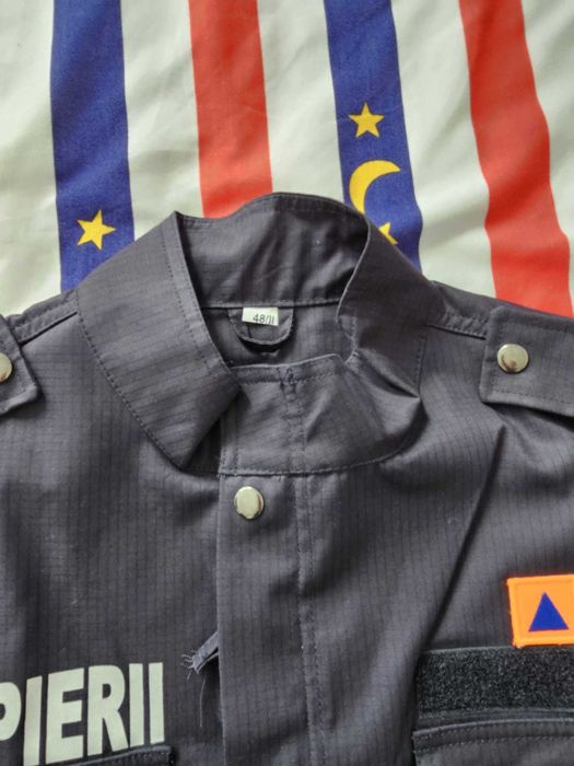 Bluza costum unic pompieri, noua, 48/II