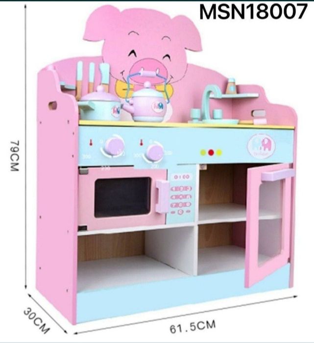 Даставка бесплатная Деревянная кухня набор