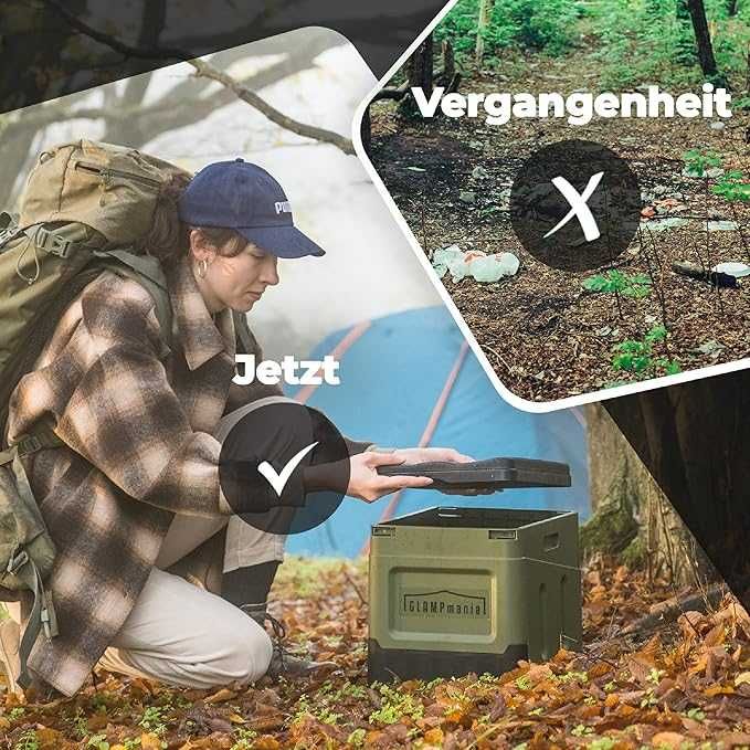 GLAMPmania Къмпинг тоалетна без химикали