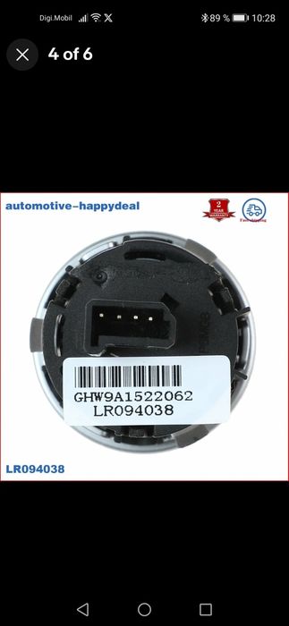 Start Stop Button pentru Range Rover Sport L494 Original LR094038 E
