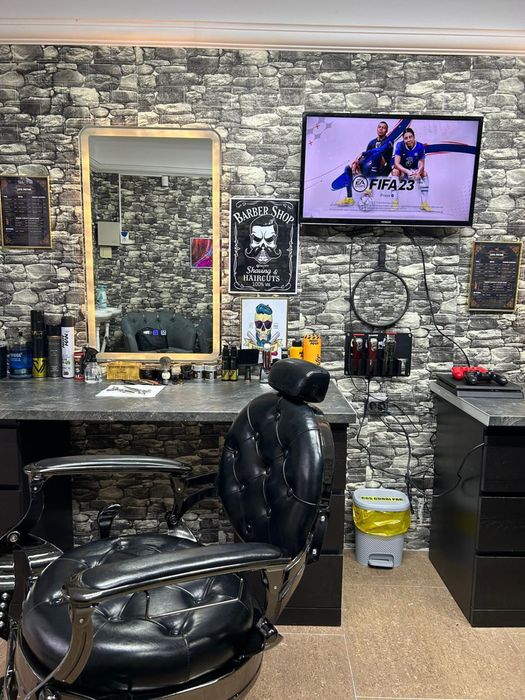 Vand post de lucru oglinda led blat si console