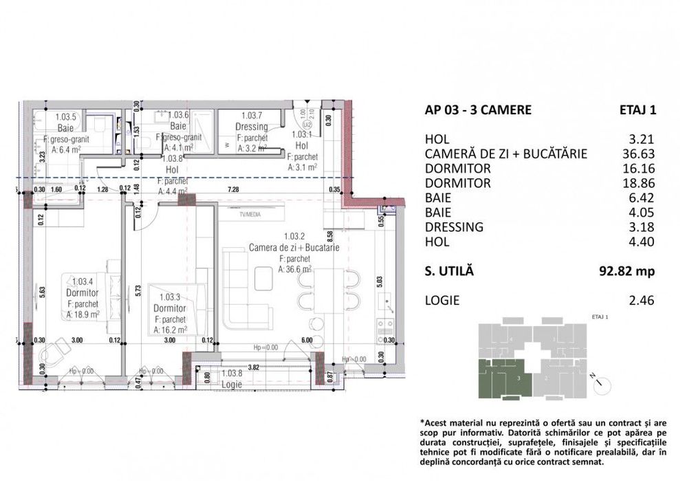 Apartamente premium cu 3 camere, aproape de Piata Cipariu si Piata Eng