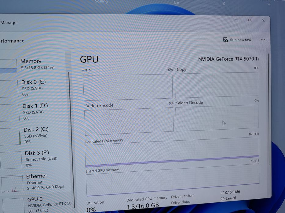 Pc Gaming Rtx 5070 Ti 16GB/Ryzen 5600G/ 16 GB Ram/3 SSD (1 NVME)