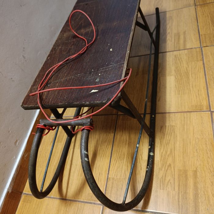 Sanie iarna fier masiv