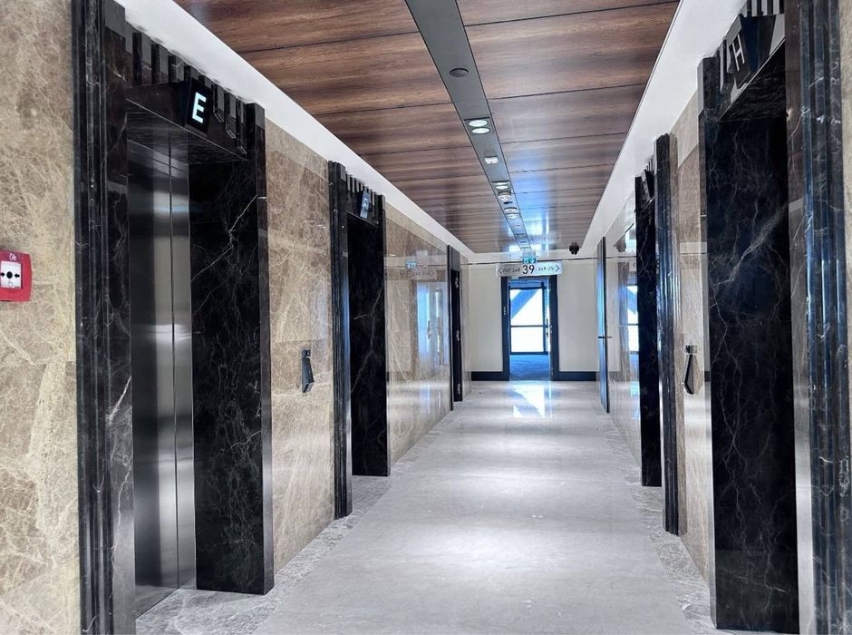 Новостройка “Piramit Tower” 2 комнатная 22 этаж, 69м2. Коробка