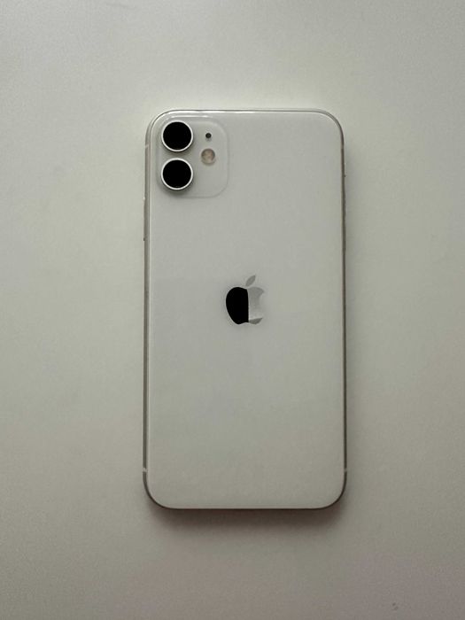 Telefon Apple Iphone 11 , 128 Gb, Alb , impecabil
