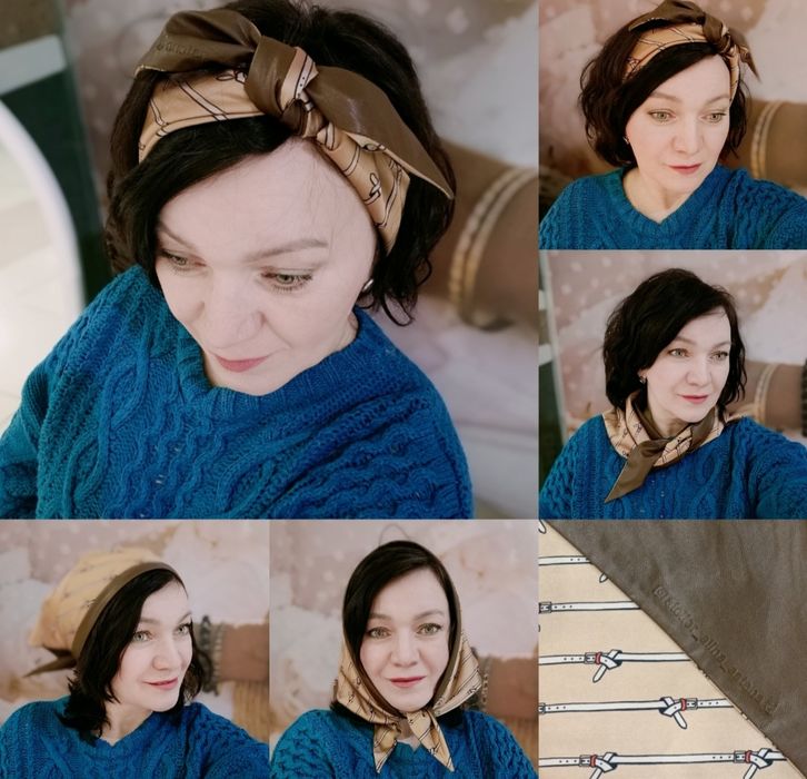 Косынка Бандана двусторонняя