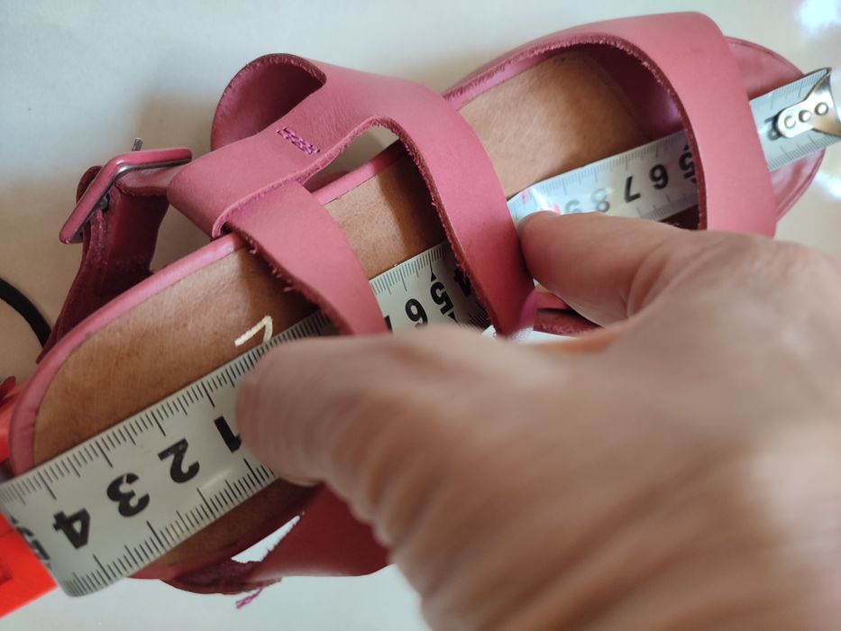 Маркови Zign от естествена кожа, цикламени, платформа