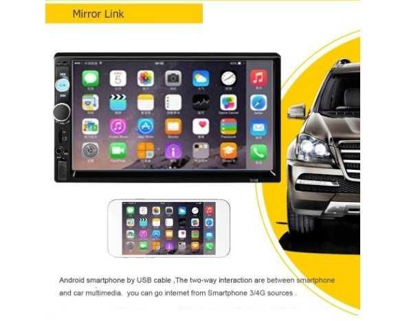 Player MP3 / MP5 Auto 7" HD cu mirrorlink, Touchscreen,Bt