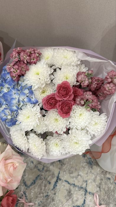 Букет цветов, розы, цветы