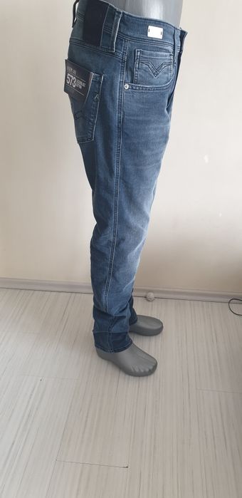Replay Milano Anbass Stretch Slim Fit 34/34 НОВО! ОРИГИНАЛ Мъжки Дънки