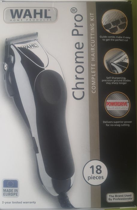 Машинка за подстригване wahl h1 chrome pro - гаранция