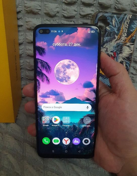 Realme 6 Pro 8/128GB Blue Igravoy Karobka Holati Ideal Yaxshi Zor