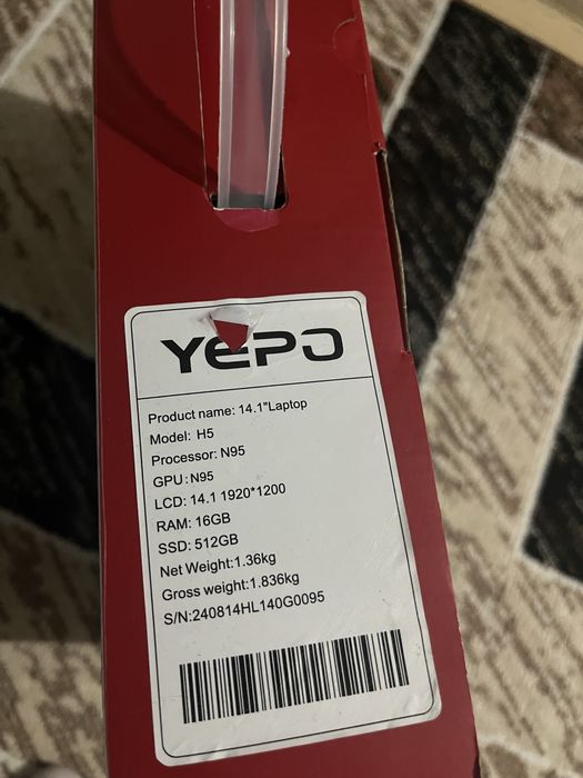 Продам ноутбук новый