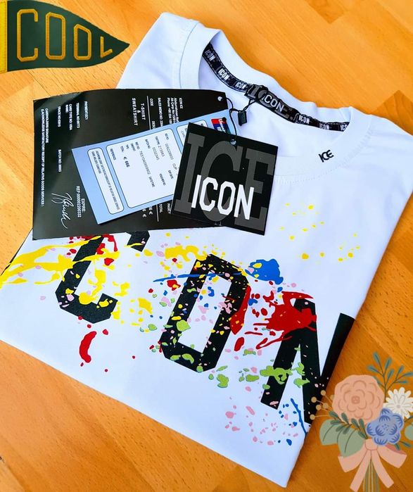 Tricou bumbac Dsquared, Italia, super model, super calitate