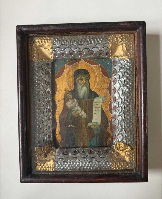 Icoană pe lemn „Sf. Stelian”, școală românescă, sec. XX