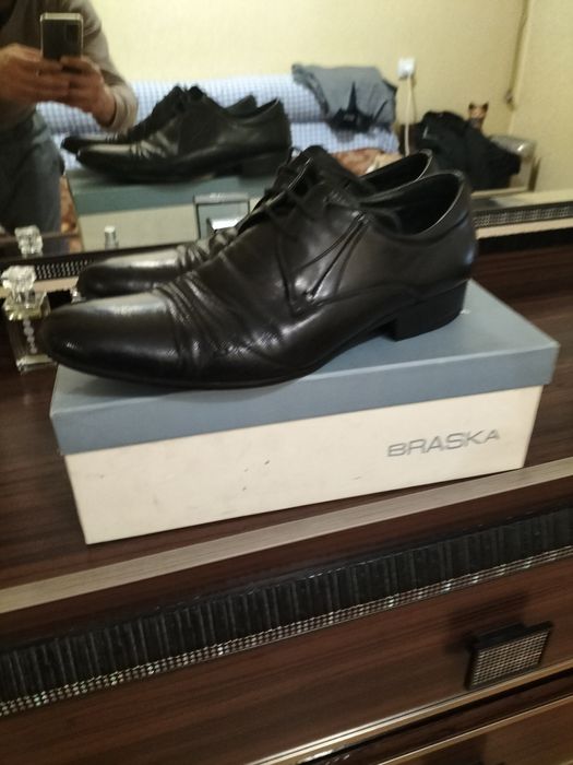 Продам туфли, кожа оригинал настоящие Braska .
