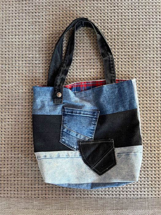 Дънкови чанти - технология Пачуърк