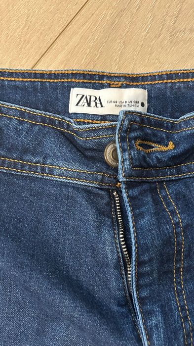 Тъмно сини дънки ZARA